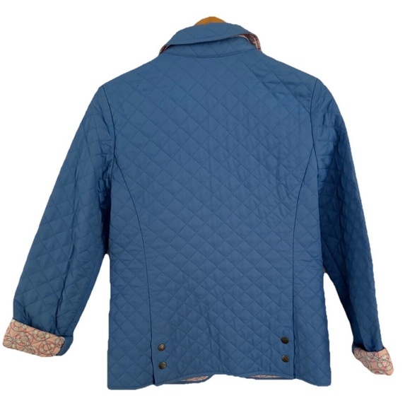 Vineyard Vines Light Blue and Pink Women's Size XS Reversible Quilted Jacket - Picture 7 of 7